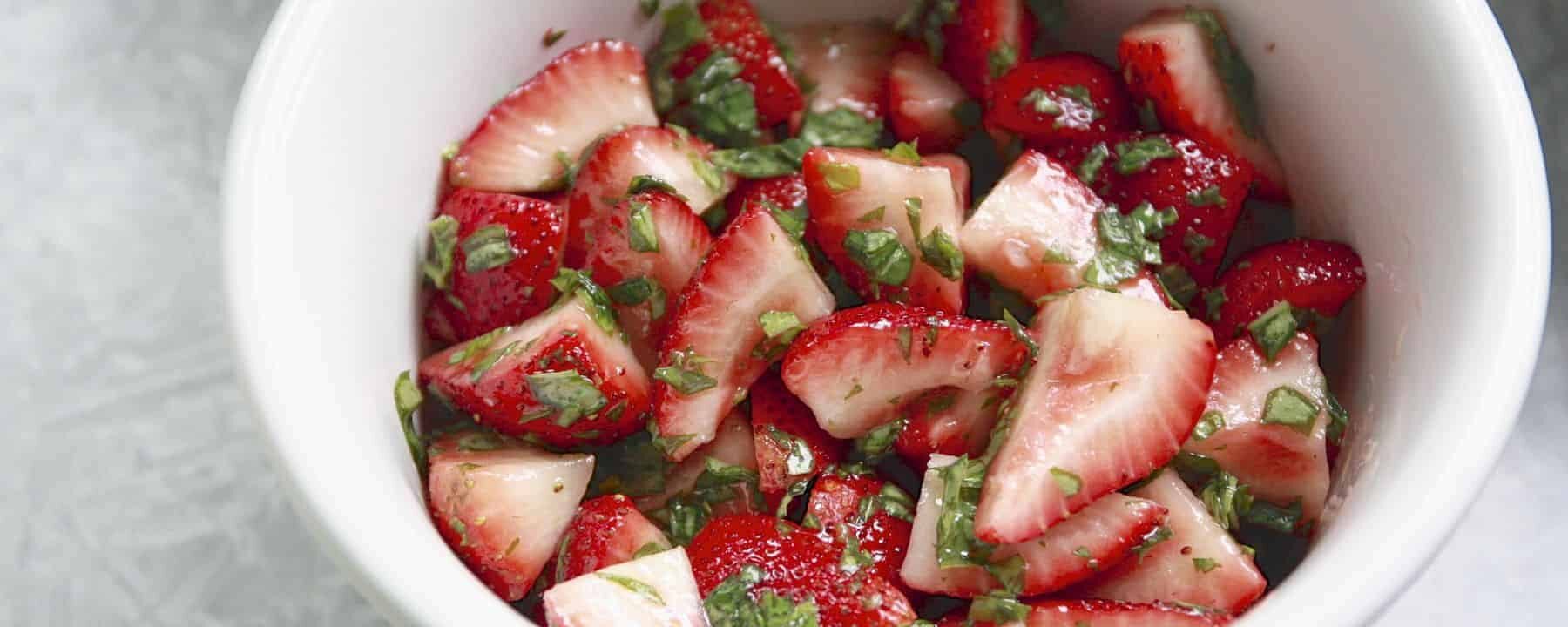 CARE Recipe: Strawberry Basil Salad