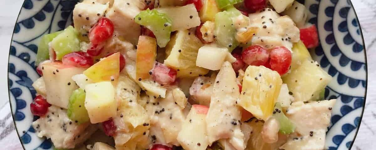CARE Recipe: Roasted Chicken and Apple Pomegranate Salad