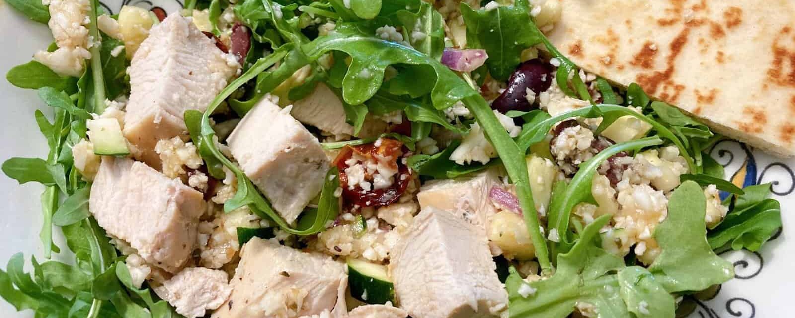 CARE Recipe: Abbey’s Greek Chicken Chopped Salad