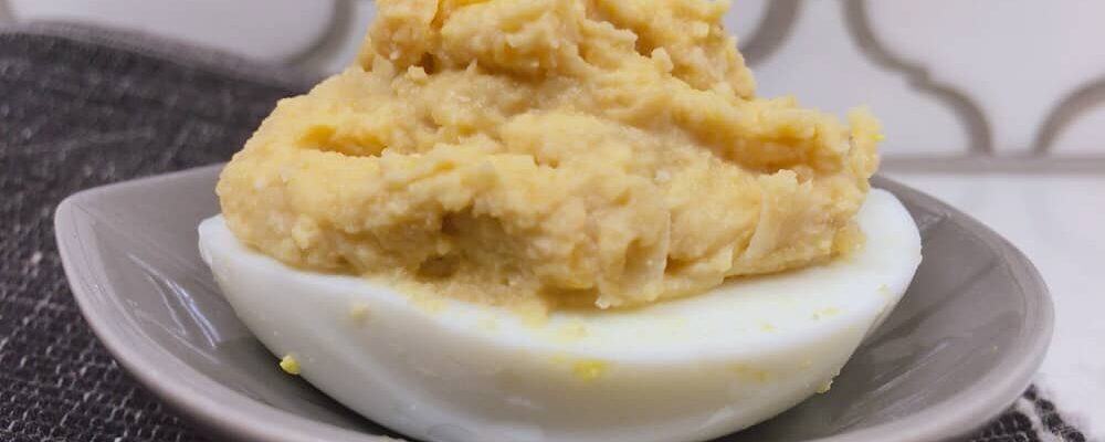 CARE Snack: Hummus Deviled Eggs